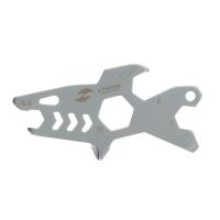 Мини-мультитул карманный Stinger, 60 x 31 мм, 5 функций, акула, нержавеющая сталь, серебристый, в блистере