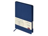 Ежедневник А5 Megapolis Color New soft-touch, синий , размер А5
