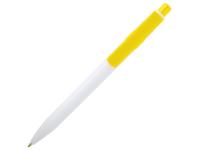 Unica шариковая ручка из переработанной пластмассы - Желтый (черные чернила) , размер черные чернила