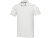 Emerald поло унисекс с коротким рукавом из переработанных материалов Aware™. - Белый , размер L
