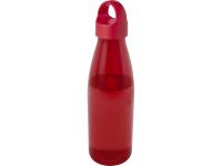 Bergen бутылка для воды объемом 800 мл из переработанной пластмассы, красный