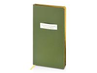 Еженедельник недатированный А6 Verde с нашивкой, зеленый