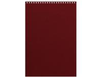 Бизнес - блокнот Альт А4 (198 х 285 мм) Office 60 л., бордовый , размер A4