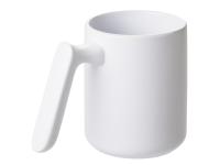 Кружка матовая с прямой ручкой Axio, 360 мл, белый