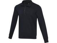 Tin унисекс-свитер с молнией на четверть из переработанных материалов Aware™ - Темно - синий , размер M