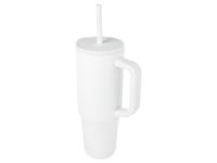 Brady термостакан с силиконовой трубочкой, 900 мл, сертифицированный согласно RCS- Белый