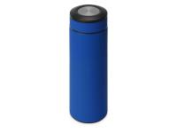 Термос Confident с покрытием soft-touch 420мл, синий