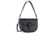 Сумка женская наплечная BUGATTI Zita, черная, полиуретан, 20,5 x 9 x 15 см