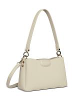 Сумка женская наплечная BUGATTI Leah, бежевая, полиуретан, 23х9х14,5 см