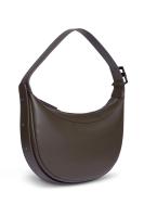 Сумка женская наплечная BUGATTI Amelie, коричневая, полиуретан, 28х6х20 см