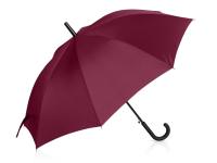 Зонт-трость Reviver с куполом из переработанного пластика, бордовый