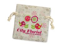 Мешочек подарочный малый с возможностью полноцветной печати