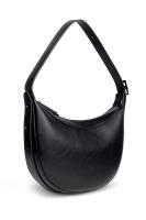 Сумка женская наплечная BUGATTI Amelie, черная, полиуретан, 32х7,5х24 см