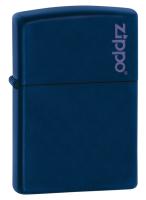 Зажигалка ZIPPO Classic с покрытием Navy Matte, латунь/сталь, синяя, матовая, 38x13x57 мм