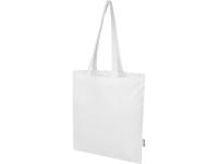 Мадрас Блэнд эко-сумка из переработанного хлопка GRS плотностью 140 г/м² объемом 7 л - Белый