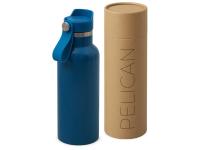Вакуумная термобутылка Pelican, 500 мл, синий индиго