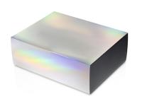 Подарочная коробка с голографическим шубером без печати Aurora, XL, 300х235х105 мм. , размер XL