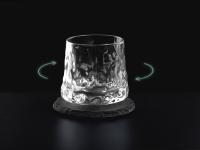 Вращающийся бокал для виски на сланцевом костере Bromo