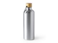 Алюминиевая бутылка BROLY с карабином, 800 мл, серебристый