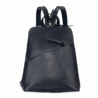 Рюкзак женский KLONDIKE "URBAN", натуральная кожа, чёрный цвет, 25,5 х 11,5 х 29,5 см