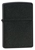 Зажигалка ZIPPO Classic с покрытием Black Crackle™, латунь/сталь, чёрная, матовая, 38x13x57 мм