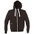 Толстовка мужская "Nevada", черный_2XL, 35% хлопок, 65% полиэстер, 280 г/м2
