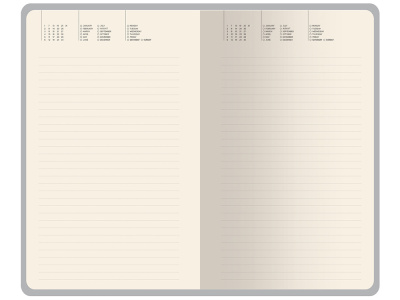 Ежедневник недатированный А5 Black с нашивкой, черный