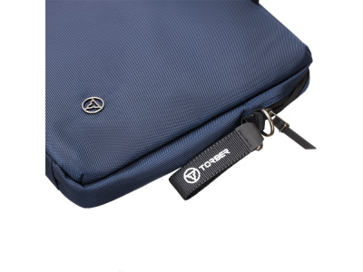 Сумка для ноутбука TORBER ВЕКТОР 15.6'', синий, нейлон/полиэстер, 40 x 5 x 30 см, 5л