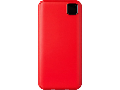 Внешний аккумулятор со встроенными кабелями Фрэйм, 10000мач, красный