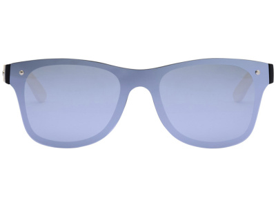 Солнцезащитные очки Tan с бамбуковыми дужками - Серебристый