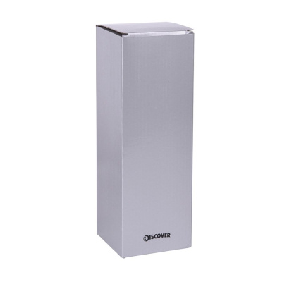 Термокружка дорожная вакуумная  DISCOVER; 450 мл; синий,  пластик, металл