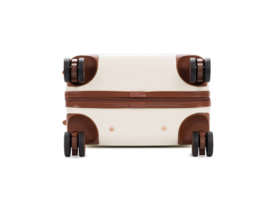 Чемодан для ручной клади BUGATTI АМЕЛИЯ | AMELIA, бежевый, поликарбонат / АБС-пластик, 32х22х53 см, 30 л , размер S