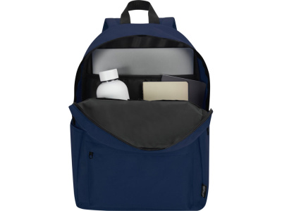 Байрон рюкзак для 14-дюймового ноутбука объемом 16 л, изготовленный из переработанных материалов по стандарту GRS, темно-синий