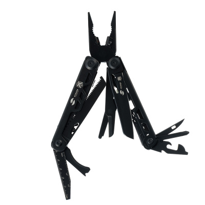 Мультитул Stinger, 113 х 19 мм, 19 функций, сталь, черный, в картонной коробке, в комплекте нейлоновый чехол