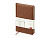 Ежедневник недатированный с индексами А5 Prime, коричневый