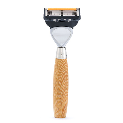 Бритвенный набор IL Ceppo: станок, помазок, подставка, чаша, венге/никелированная латунь, FUSION, натуральный ворс барсука BEST BADGER