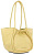Сумка наплечная женская BUGATTI Daria, жёлтая, полиуретан, 36х16х24 см, 7 л