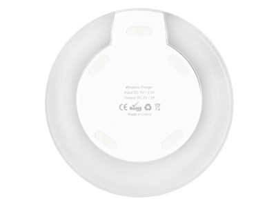 Беспроводная зарядка Pod со светодиодной подсветкой, белый