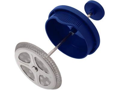 Пластиковый френч-пресс Intense, 600мл, темно-синий