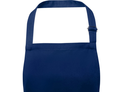 Фартук Andrea плотностью 240 г/м² с регулируемой завязкой на шее - Темно - синий