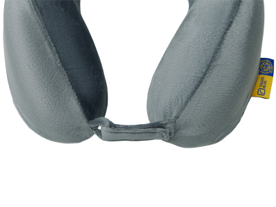 Подушка для путешествий с эффектом памяти Travel Blue Tranquility Pillow, увеличенная (212), цвет серый