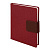 Ежедневник недатированный Mod, А5, красный, кремовый блок