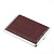 Портсигар S.Quire, нержавеющая сталь, искуственная кожа, бордовый, 7,4х9,5х1,8 мм