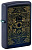 Зажигалка ZIPPO Elements Design с покрытием Navy Matte, латунь/сталь, синяя, матовая, 38x13x57 мм