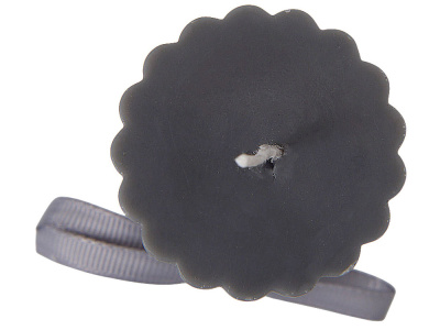 Набор свечей с гранями Vela, темно-серый, белый