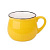 Кружка COUNTRY, желтый, 300мл, фарфор