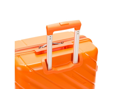 Чемодан TORBER В Отпуск, оранжевый, полипропилен, 54,5 х 33,5 х 79 см, 135 л , размер L