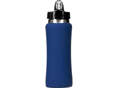 Бутылка для воды Bottle C1, сталь, soft touch, 600 мл, темно-синий (Р)
