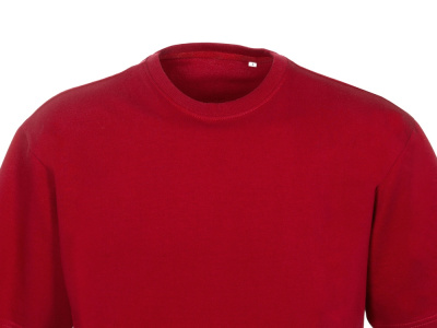 Футболка из френч терри Warsaw унисекс 220гр, красный , размер XL