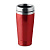 Кружка дорожная двустенчатая красный